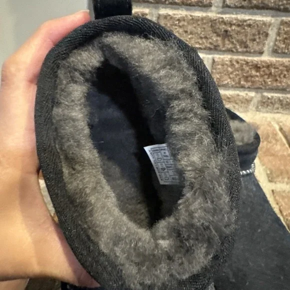 UGG Womens Classic Ultra Mini Biarritz Boot Grey/Gray size us 6 - Picture 15 of 16